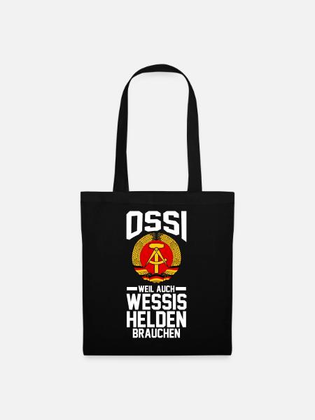 Ostdeutschland Ossi Deutschland DDR - Stoffbeutel - Schwarz