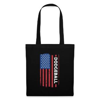 Ballon chasseur Sport Us Flag - Sac en tissu - noir - Devant