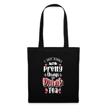 Tea Tea Bags Tea Lovers - Tote Bag - black - Front