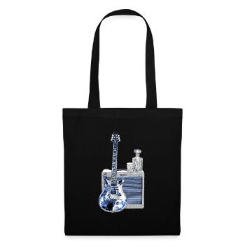 Guitar and Whisky | Amplifiers, Music, Festival - Tote Bag - black - Front