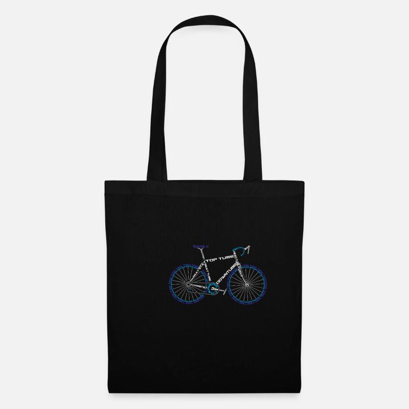 Fahrrad - Stoffbeutel - Schwarz