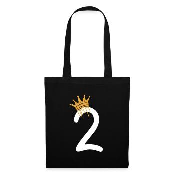 2 - Sac en tissu - noir - Devant