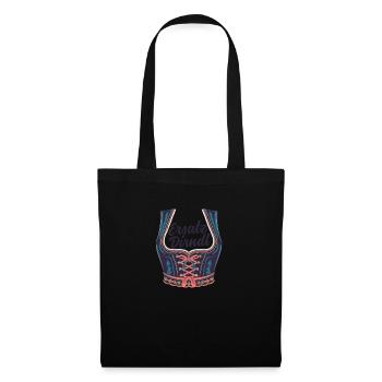 Tente à bière Dirndl de remplacement - Sac en tissu - noir - Devant