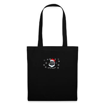 Frohes Weihnachtsgeschenk 🎅 🎄 🎁 💖 für alle - Stoffbeutel - Schwarz - Vorne