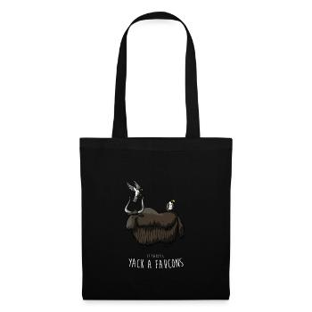 yack à faucons - Sac en tissu - noir - Devant