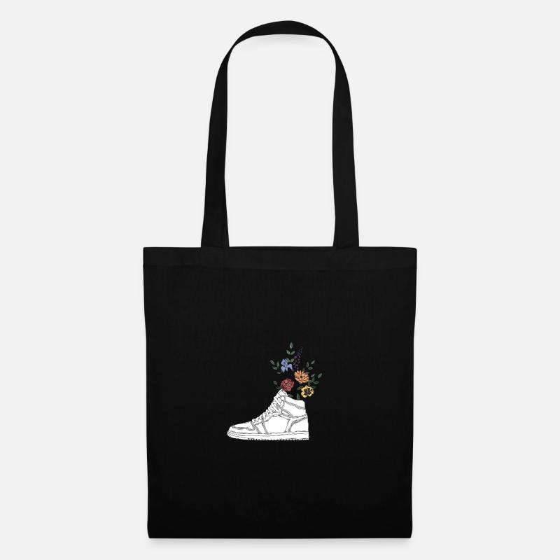 Sneaker - Stoffbeutel - Schwarz