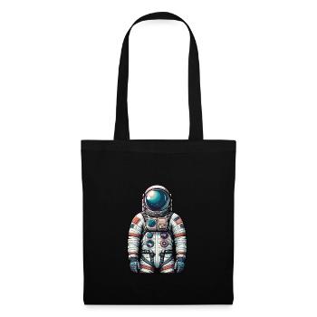 Astronaut - Stoffbeutel - Schwarz - Vorne