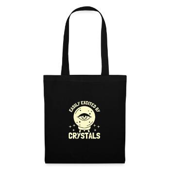 Mystisch Wahrsagerin Kristallkugel Geschenk - Stoffbeutel - Schwarz - Vorne