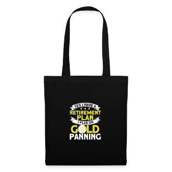 Gold Panner Gold Miner Gold Digger Gift - Tote Bag - black - Front