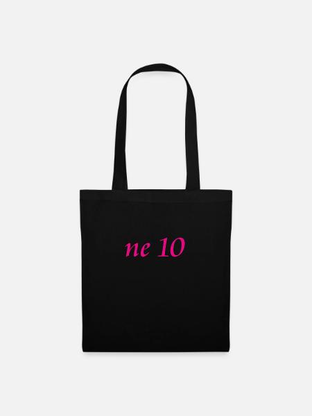 ne 10 - Stoffbeutel - Schwarz