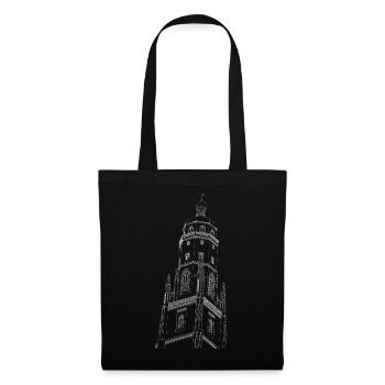 Nördlingen T-Shirt Daniel weiß - Stoffbeutel - Schwarz - Vorne