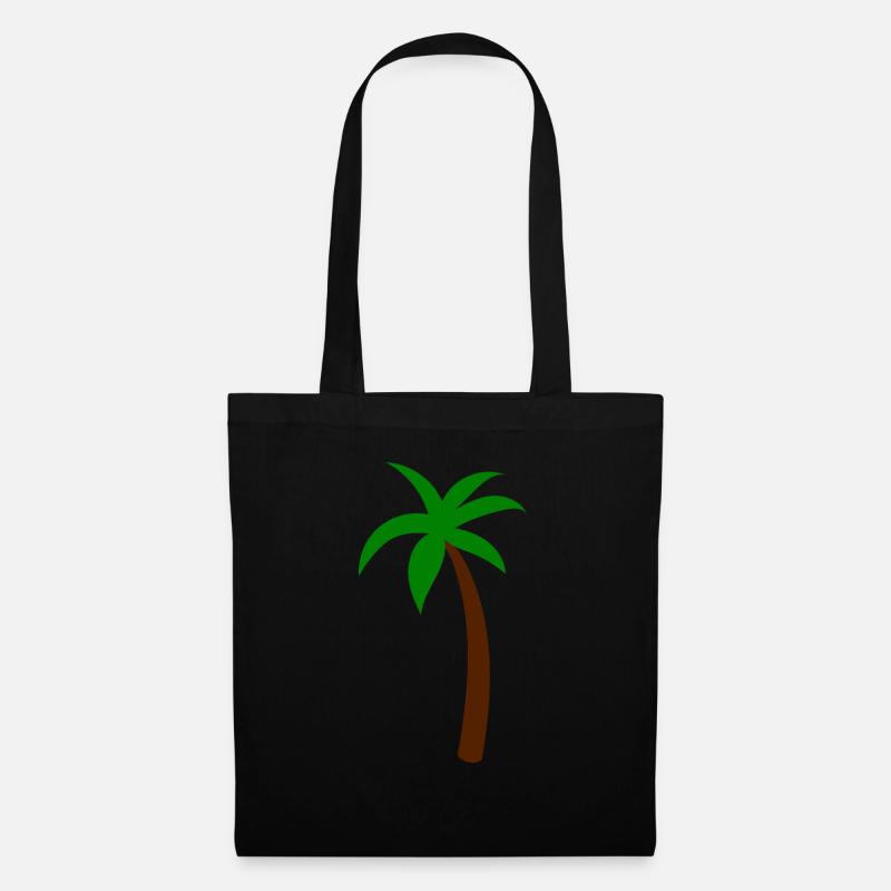 Palm tree - Tote Bag - black