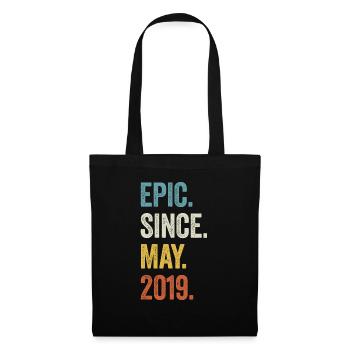 4 Years Old Epic Since May 2019 4th Birthday - Tote Bag - black - Front