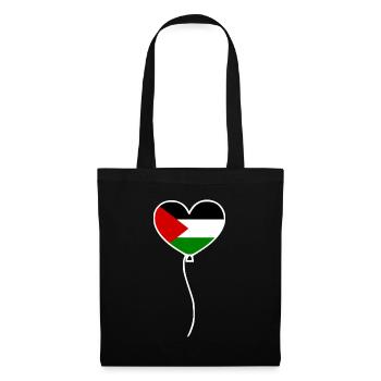 Free palestine - Sac en tissu - noir - Devant
