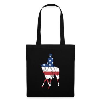 Sport Us Drapeau Équestre - Sac en tissu - noir - Devant
