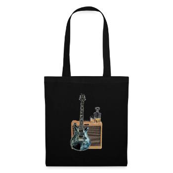 Guitar and Whisky | Music, Festival, Amplifier - Tote Bag - black - Front