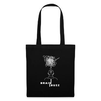 BRAIN BUZZ, surcharge mentale Artistique Line Art Tee - Sac en tissu - noir - Devant