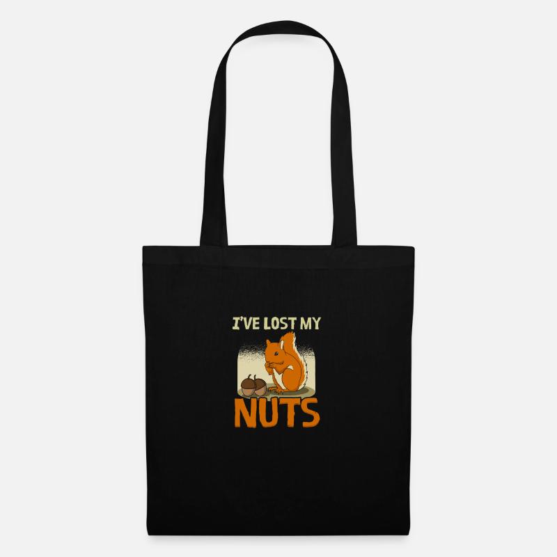 I've Lost My Nuts - Stoffbeutel - Schwarz