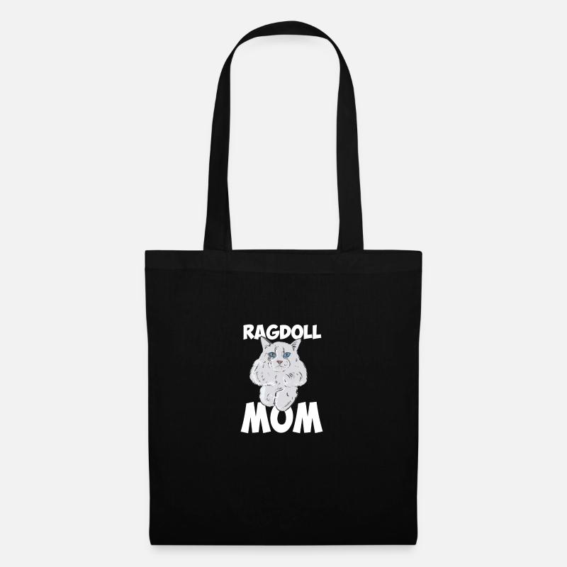 Ragdoll Mom - Stoffbeutel - Schwarz