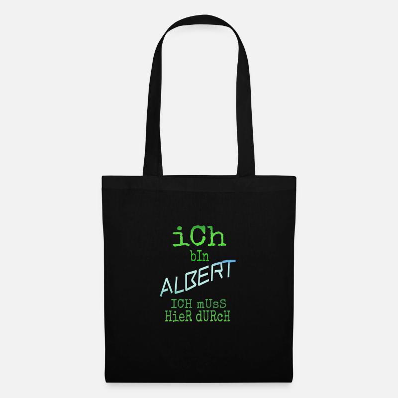 Albert Albert - Stoffbeutel - Schwarz