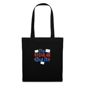 The Regular Did It - Stoffbeutel - Schwarz - Vorne