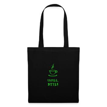 Kaffee Liebhaber Kaffee Süchtig - Stoffbeutel - Schwarz - Vorne