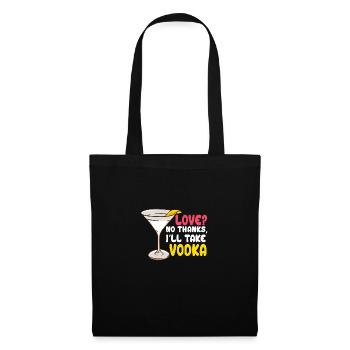 I'll Take Vodka - Stoffbeutel - Schwarz - Vorne