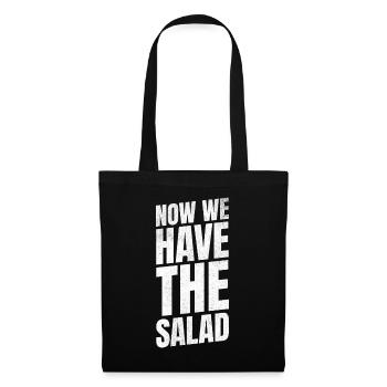Now we have the salad English - Tote Bag - black - Front