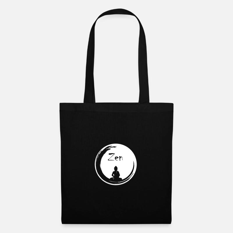 Zen-Blase - Stoffbeutel - Schwarz