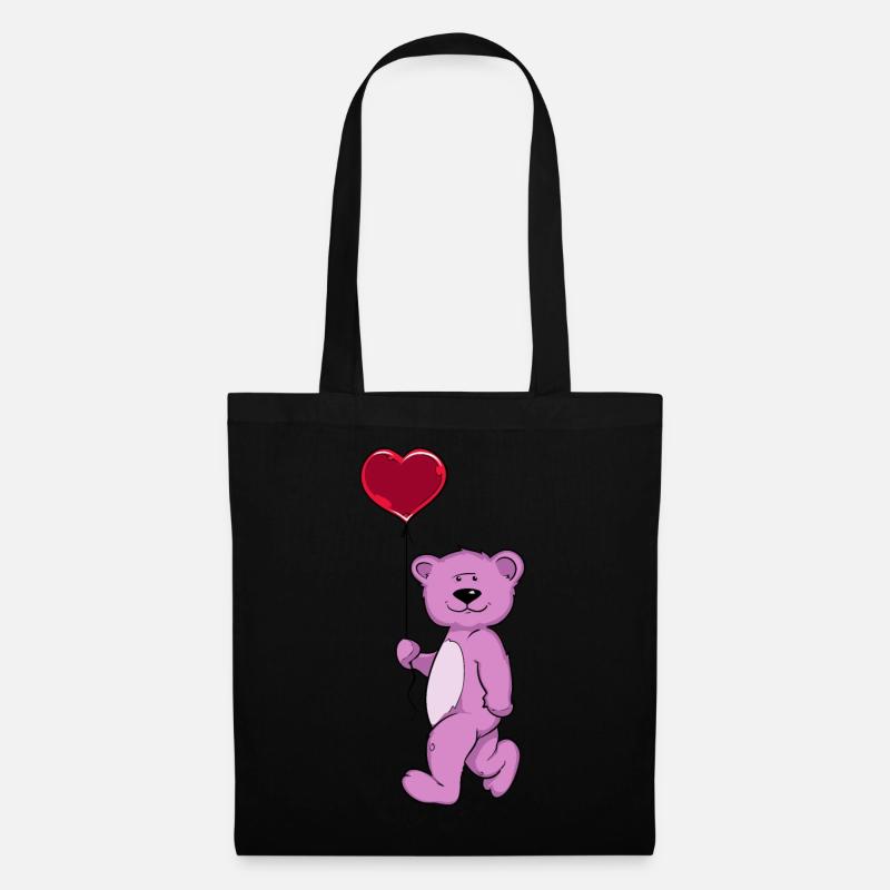 amour - Sac en tissu - noir