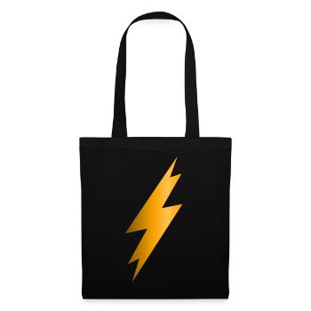 Lightning Bolt - Tote Bag - black - Front