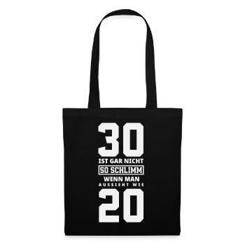 Funny 30th birthday gift - Tote Bag - black - Front
