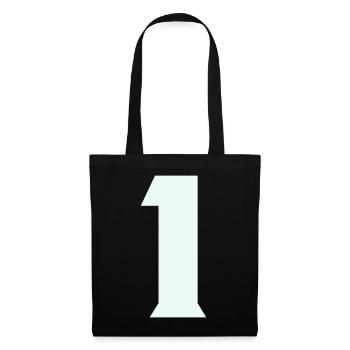 1 - Sac en tissu - noir - Devant