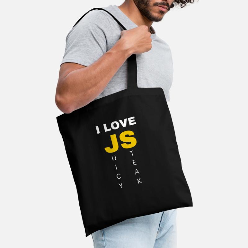JavaScript web developer funny programming Tote Bag