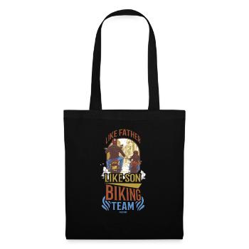 Father Papa Son Child Father's Day Gift - Tote Bag - black - Front