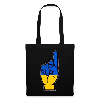 Ukraine Flag Number 1 - Tote Bag - black - Front