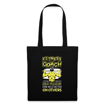Fitness Trainer Développé couché - Sac en tissu - noir - Devant