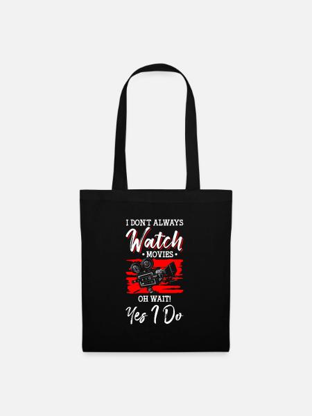 Kino Film-Zitate Action Film-Fan - Stoffbeutel - Schwarz
