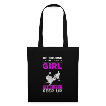 Rameur rameur gymnase de résistance - Sac en tissu - noir - Devant