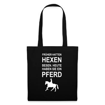 Witches with horse - Tote Bag - black - Front