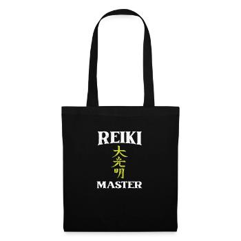 Maître Reiki | Ésotérisme Spiritualité Cadeaux - Sac en tissu - noir - Devant