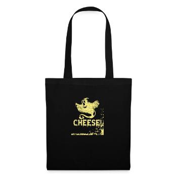 Vintage Spooky Ghost Cheese - Tote Bag - black - Front