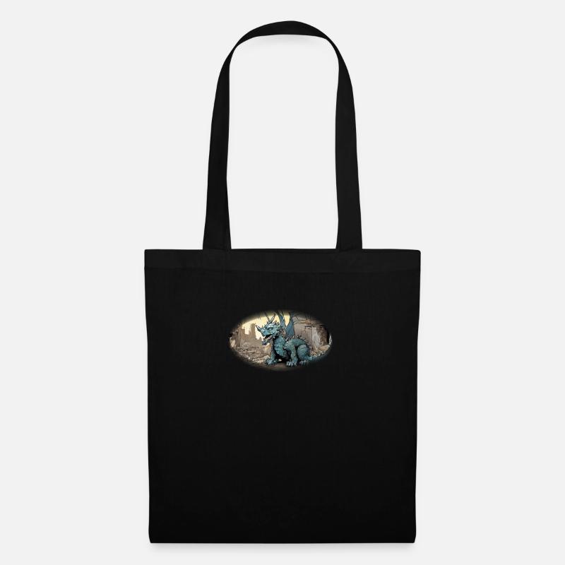 Garbage Dragon - Tote Bag - black