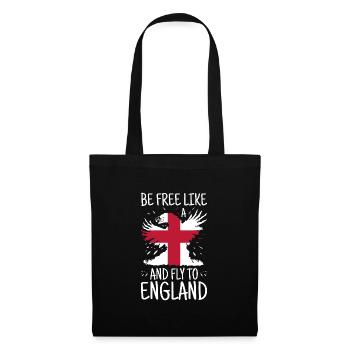 England Flag Vintage English Flag Used Look - Tote Bag - black - Front