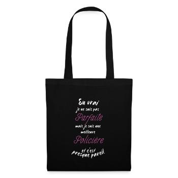 I'm the best Policewoman - Tote Bag - black - Front