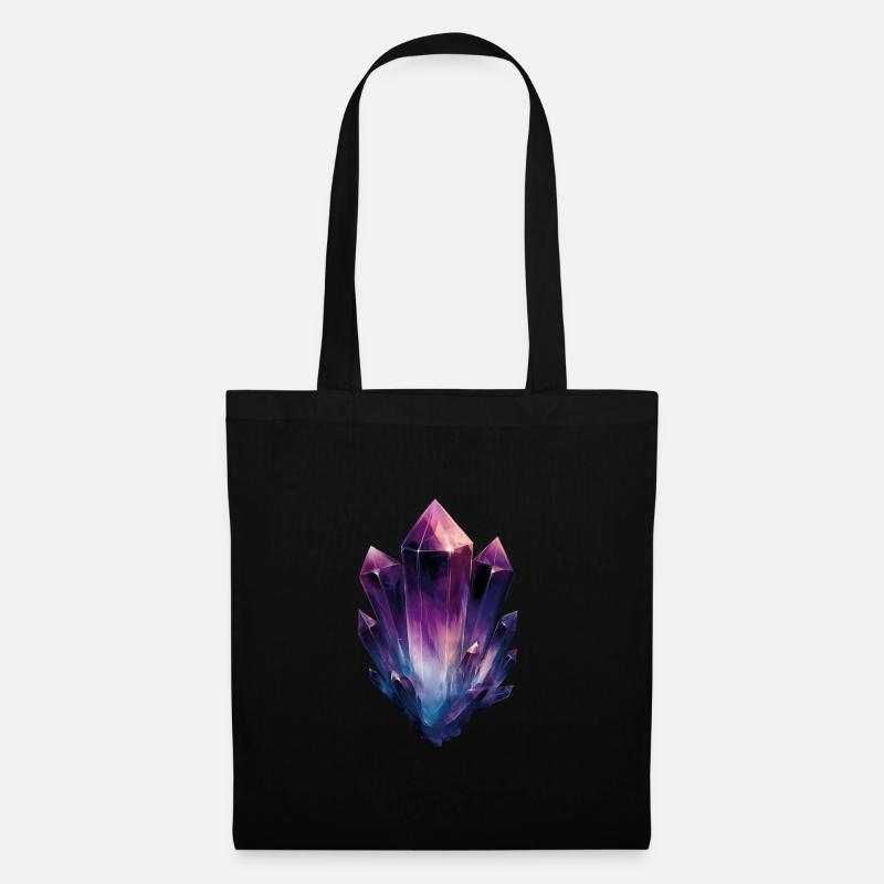 Mystical Crystal Cluster - Stoffbeutel - Schwarz