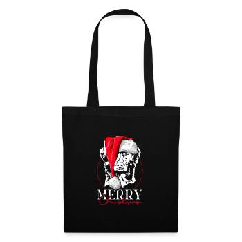 Santa Nouvelle-Écosse Duck Tolling Retriever Noël - Sac en tissu - noir - Devant