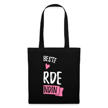 Meilleur ami à cheval cadeau d'amitié équitation - Sac en tissu - noir - Devant