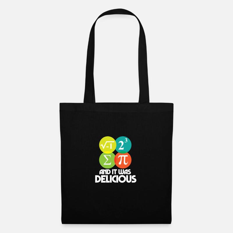 I Ate Some Pie and It Was Delicious Math Pun Pi - Tote Bag - black