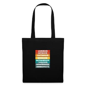 Laminate Collaborate SPED Teacher Autism - Tote Bag - black - Front